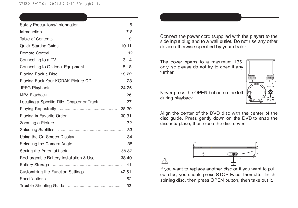 Curtis DVD8017 User Manual | Page 6 / 28