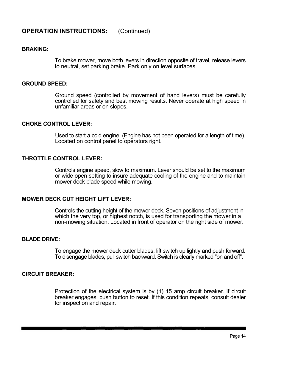 Dixon 560 User Manual | Page 17 / 42