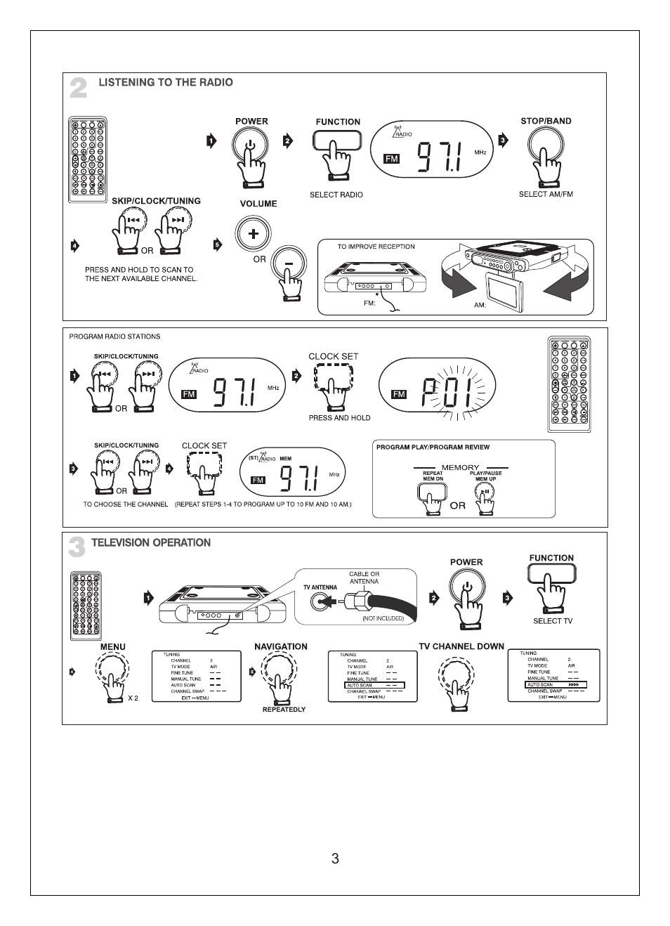 Curtis KCR2620 User Manual | Page 4 / 9