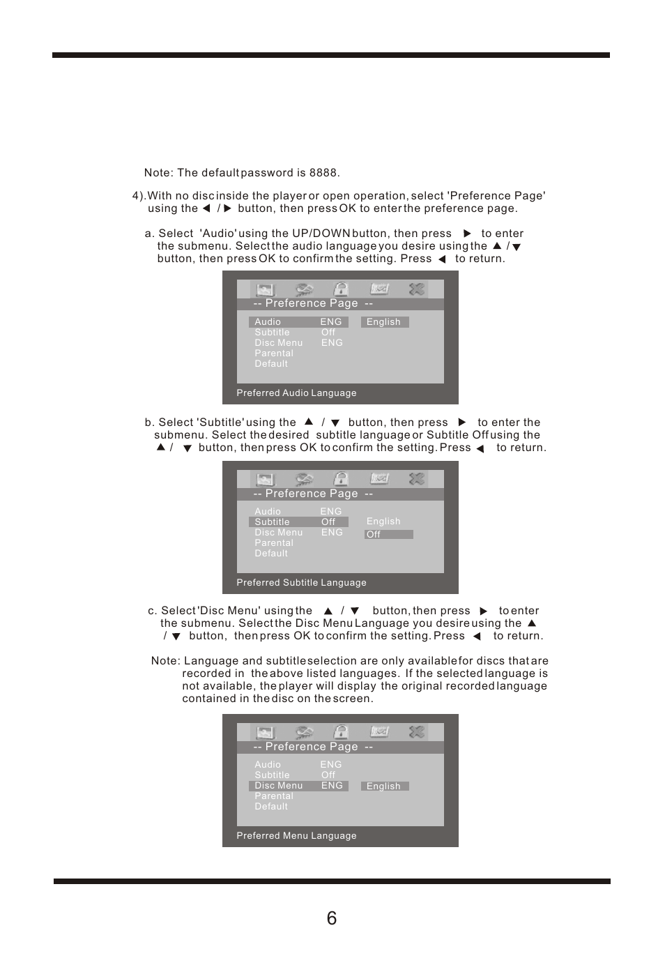 Ò³ãæ 8 | Curtis DVD7015UK User Manual | Page 8 / 18