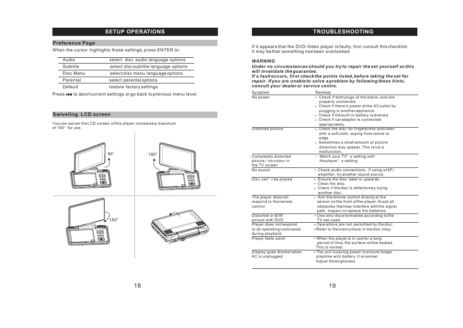 Ò³ãæ 11 | Curtis DVD7026A User Manual | Page 11 / 12