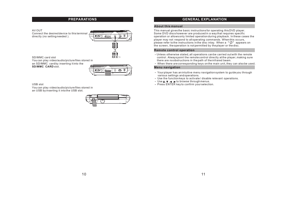 Ò³ãæ 7 | Curtis DVD7026A User Manual | Page 7 / 12