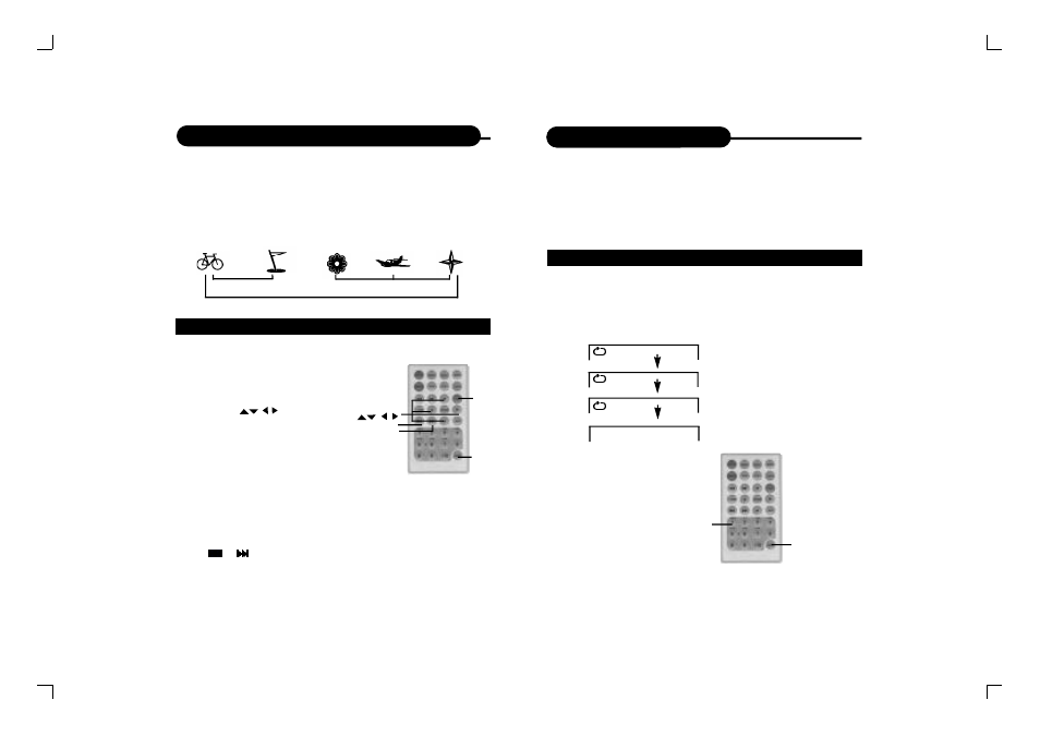 Playing repeatedly, Locating a specific title, chapter or track | Curtis DVD8005 User Manual | Page 14 / 22