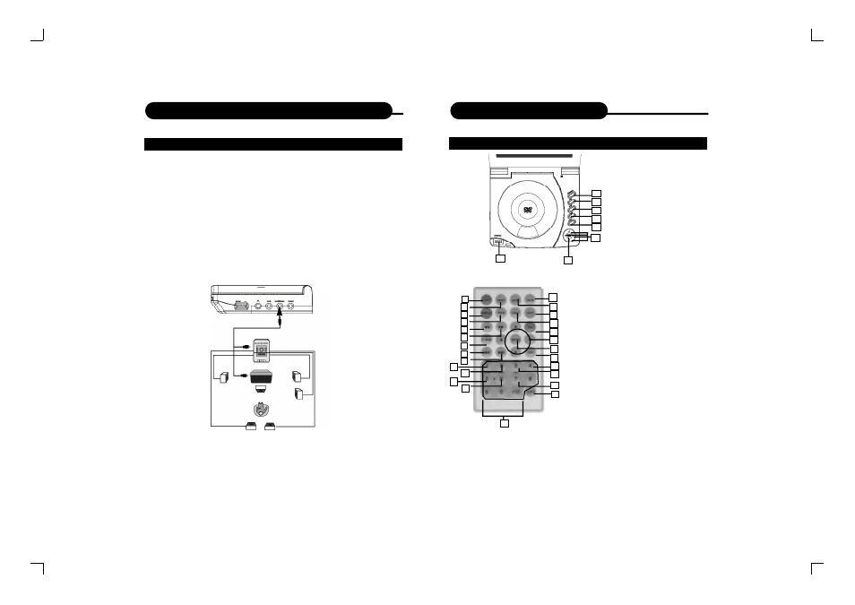 Playing back a disc, Connecting to optional equipment, Controls for basic playback | Curtis DVD8005 User Manual | Page 9 / 22