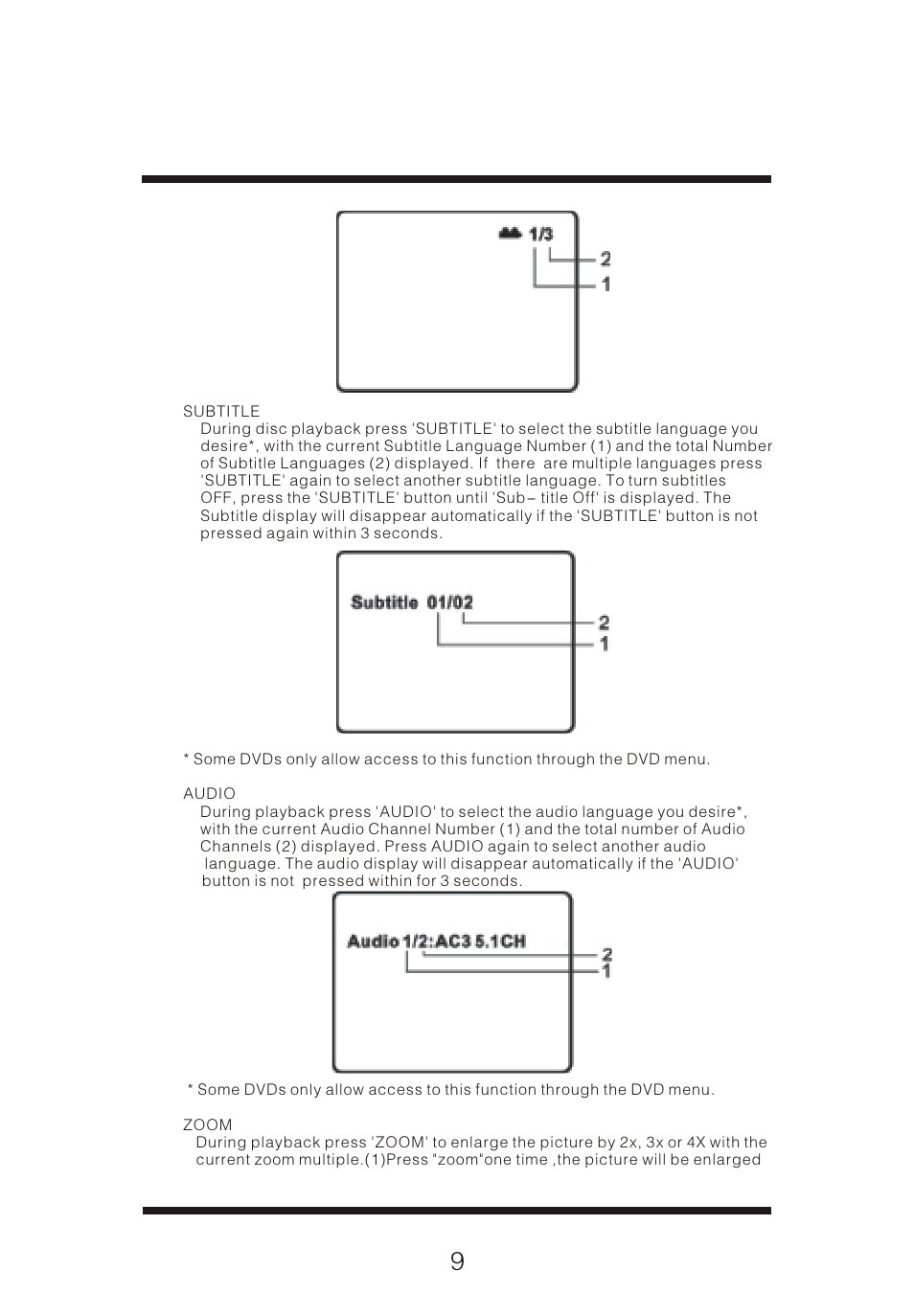 页面 11 | Curtis DVD8009 User Manual | Page 11 / 17