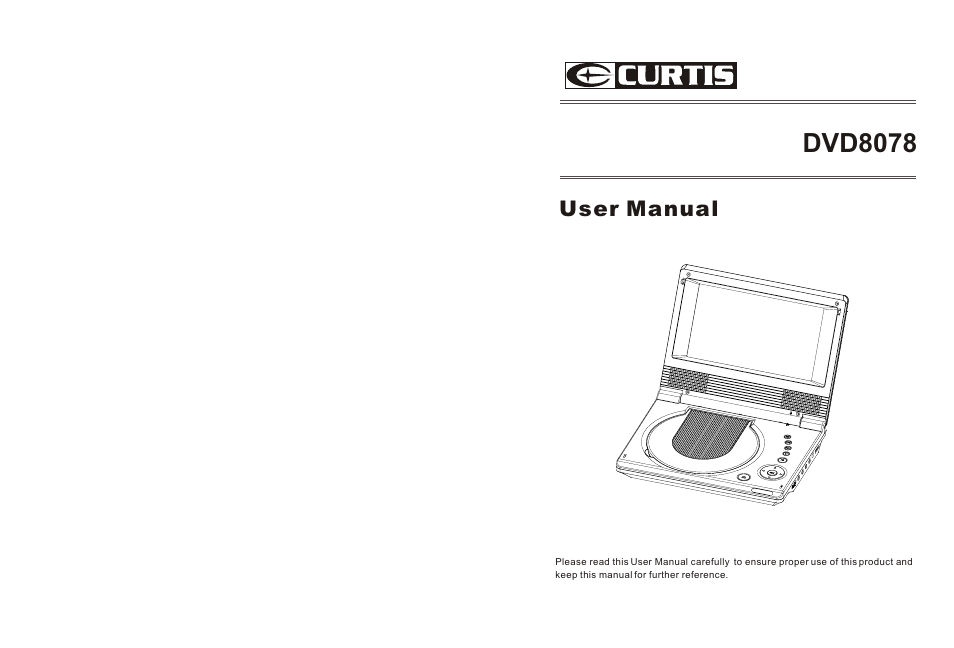 Curtis DVD8078 User Manual | 15 pages