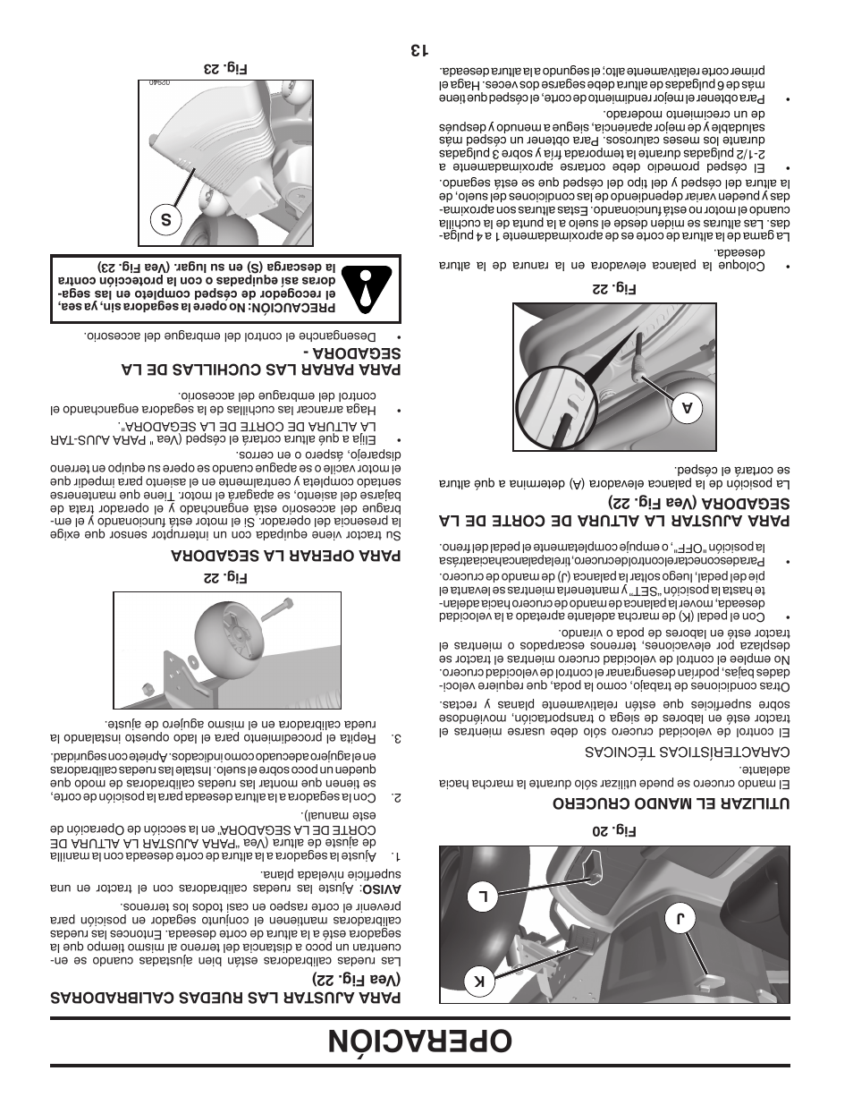 Operación | Dixon D25K48YT User Manual | Page 48 / 60