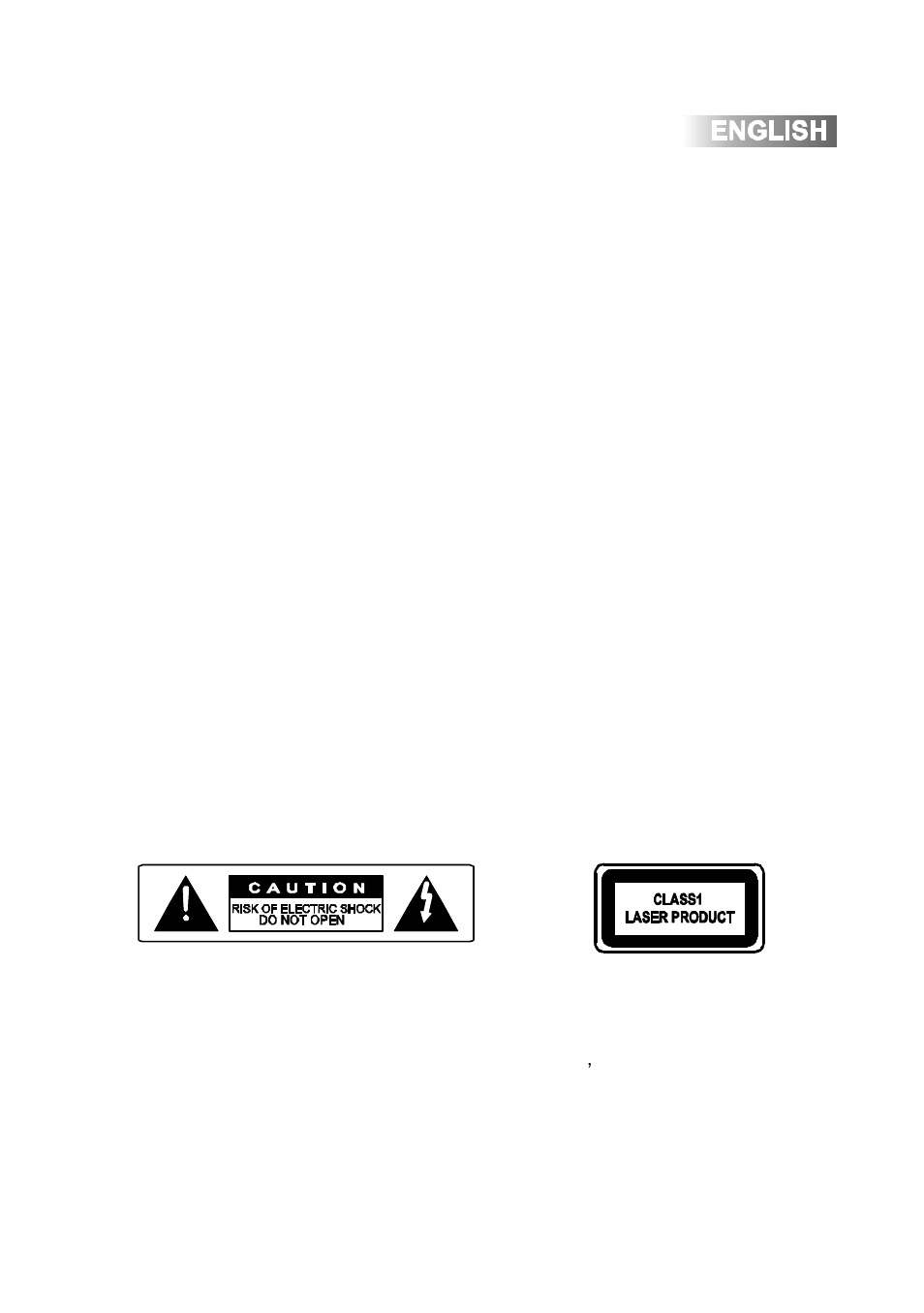 Safety precautions | Curtis DVD8722 User Manual | Page 3 / 25