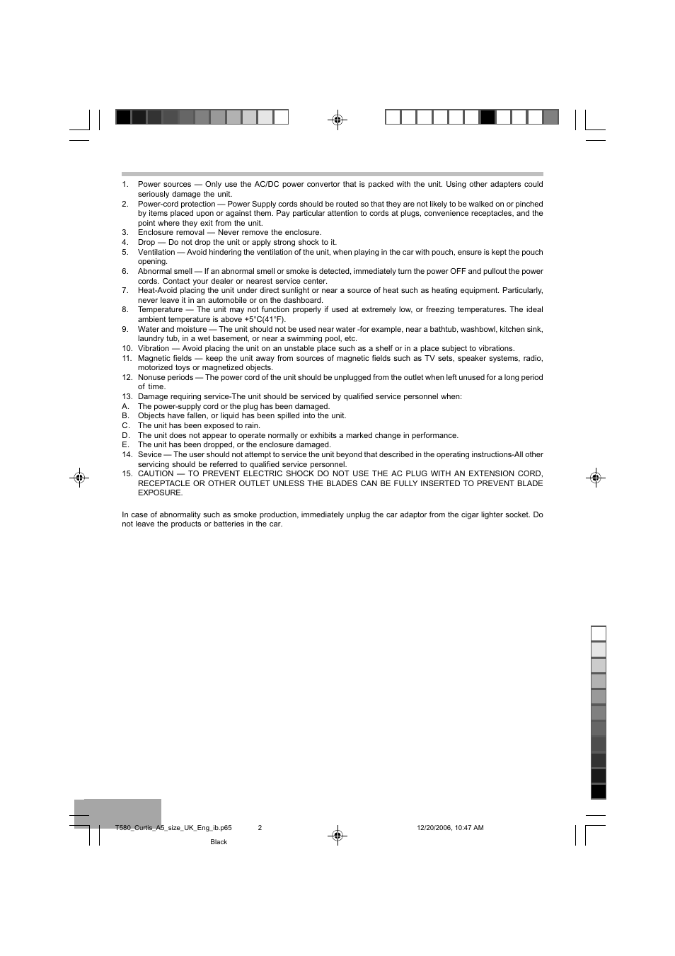 Important safeguards | Curtis DVD8723UK User Manual | Page 3 / 24