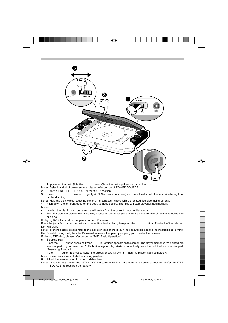 Basic playback, Dvd, vcd, audio cd, mp3-disc starting playback | Curtis DVD8723UK User Manual | Page 7 / 24