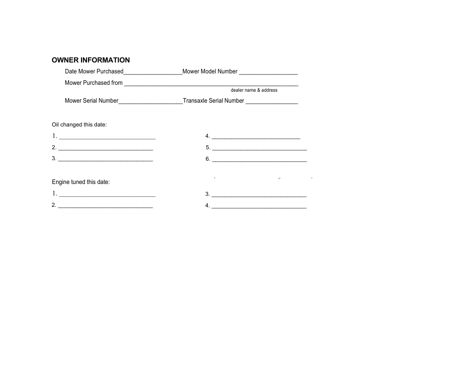 Dixon 422 User Manual | Page 15 / 16