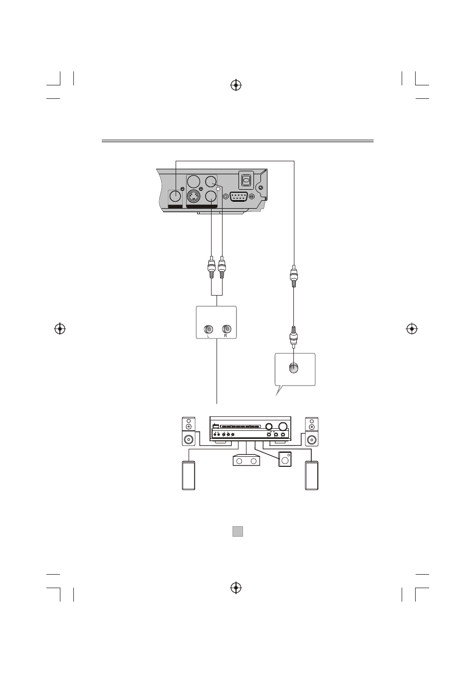 Ò³ãæ 10, Connecting to a surround sound system | Curtis DVB350UK User Manual | Page 10 / 26