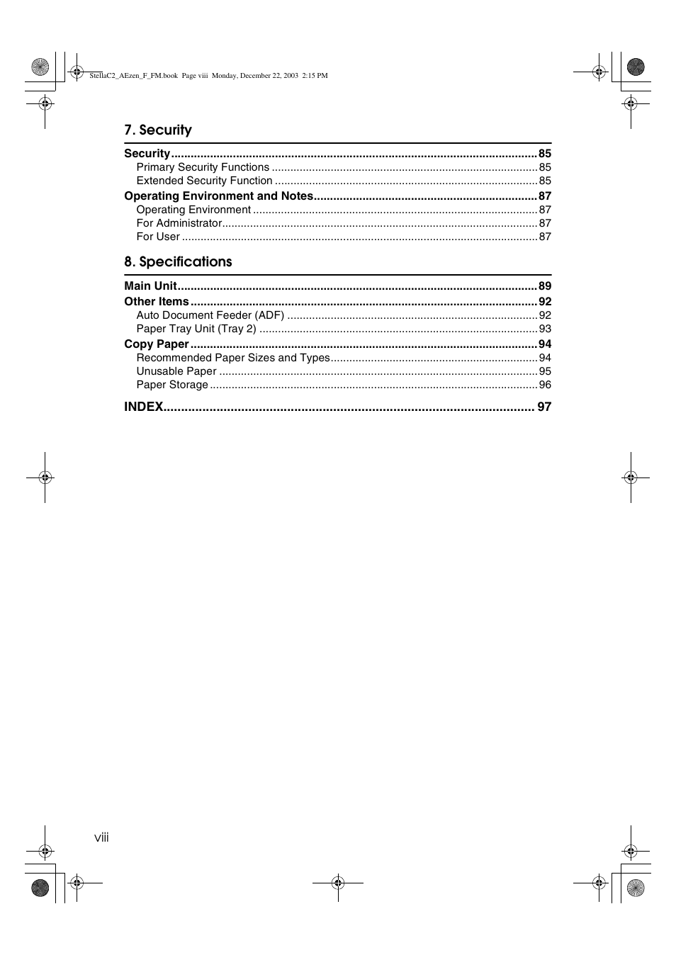 Dixon Aficio 1515 User Manual | Page 10 / 1171