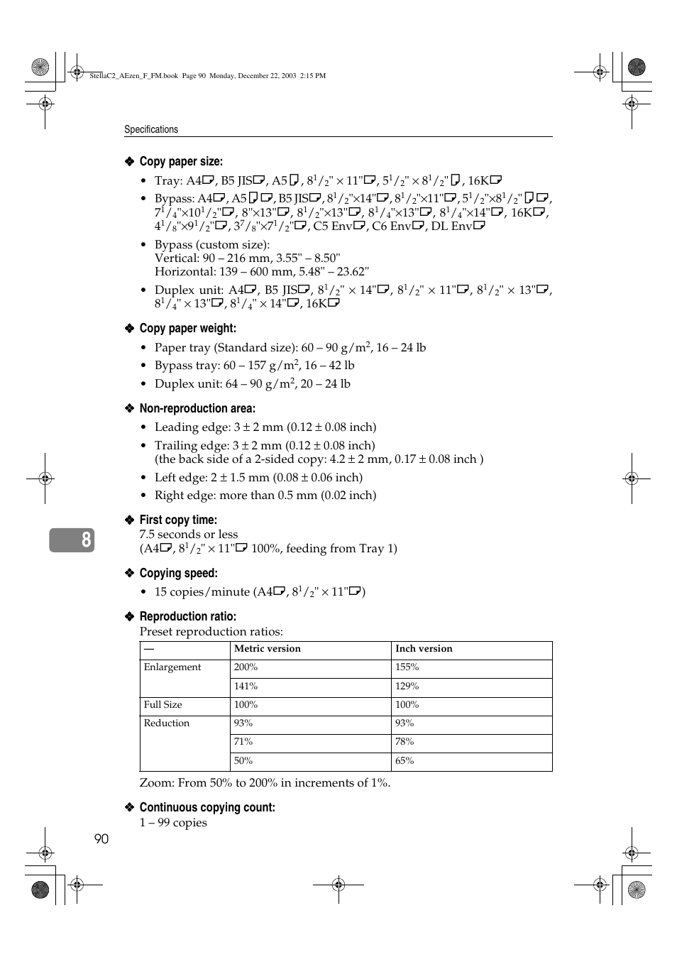 Dixon Aficio 1515 User Manual | Page 100 / 1171