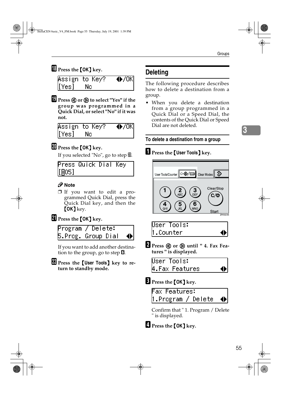 Deleting | Dixon Aficio 1515 User Manual | Page 1006 / 1171