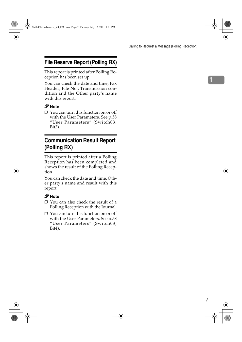 File reserve report (polling rx), Communication result report (polling rx) | Dixon Aficio 1515 User Manual | Page 1037 / 1171