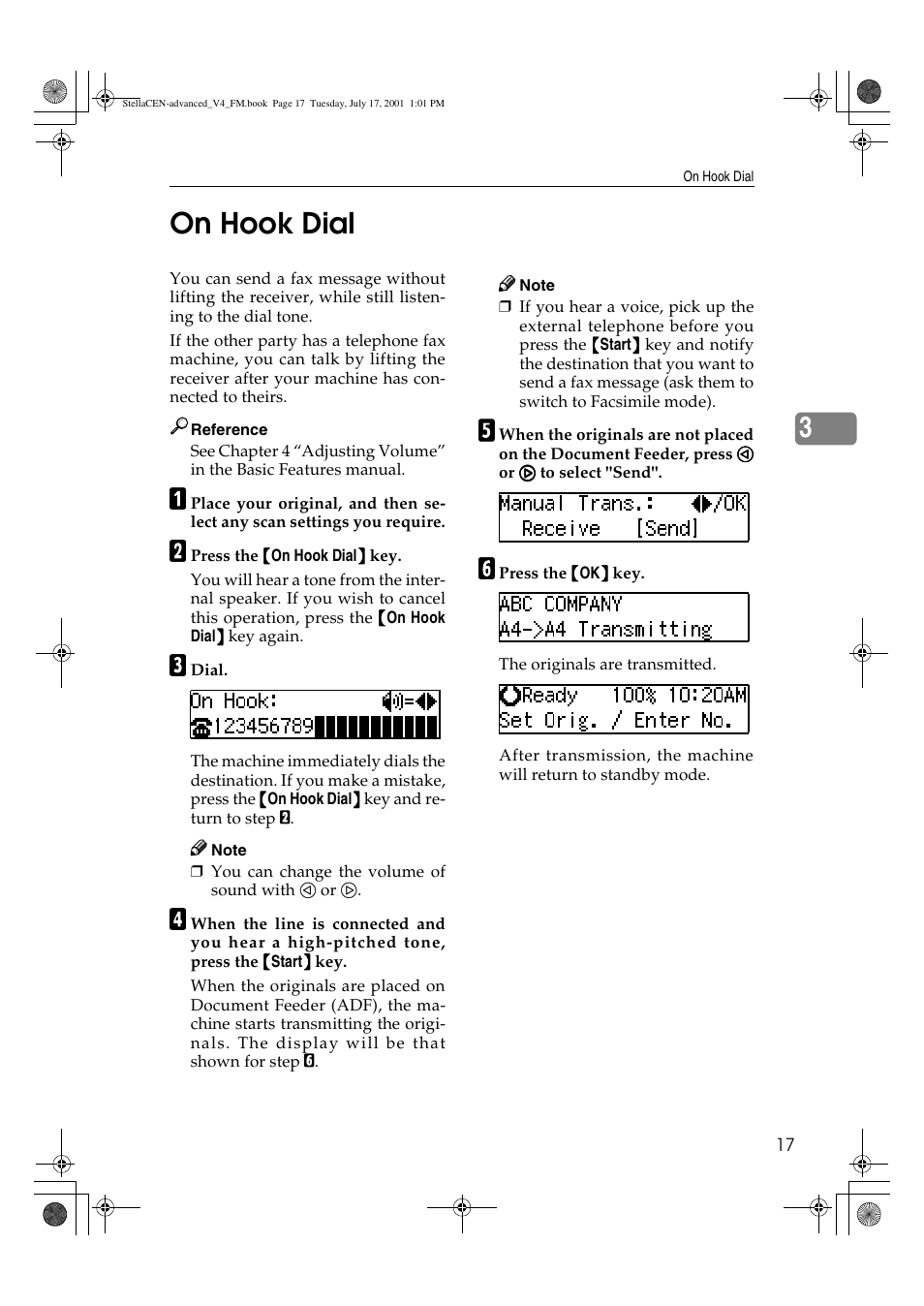 On hook dial, 3on hook dial | Dixon Aficio 1515 User Manual | Page 1047 / 1171