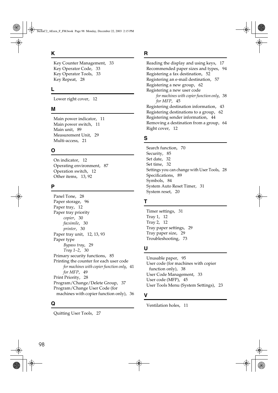 Dixon Aficio 1515 User Manual | Page 108 / 1171