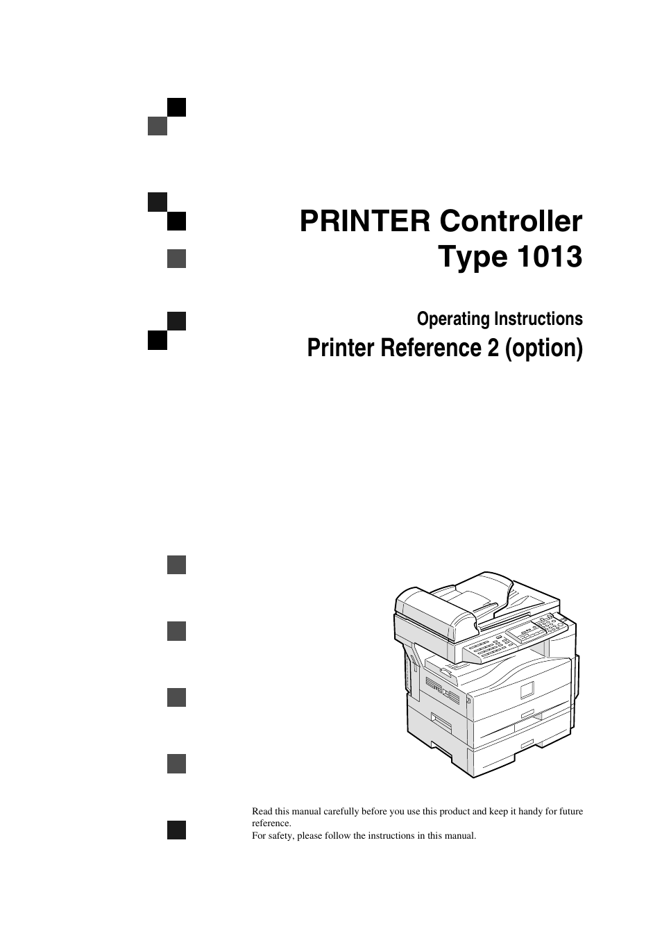 Printer controller type 1013 | Dixon Aficio 1515 User Manual | Page 1118 / 1171