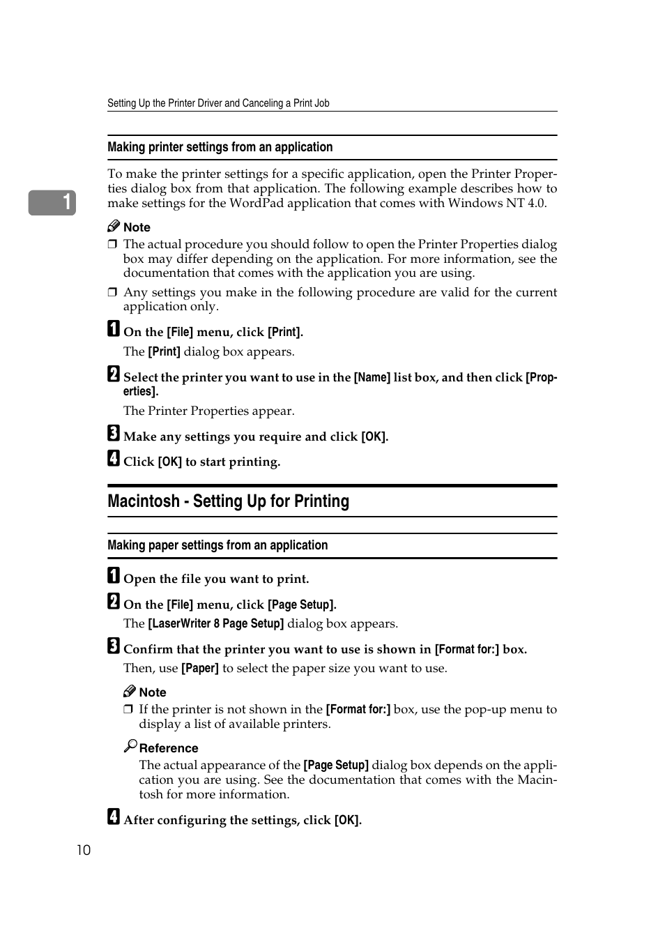 Macintosh - setting up for printing | Dixon Aficio 1515 User Manual | Page 1133 / 1171