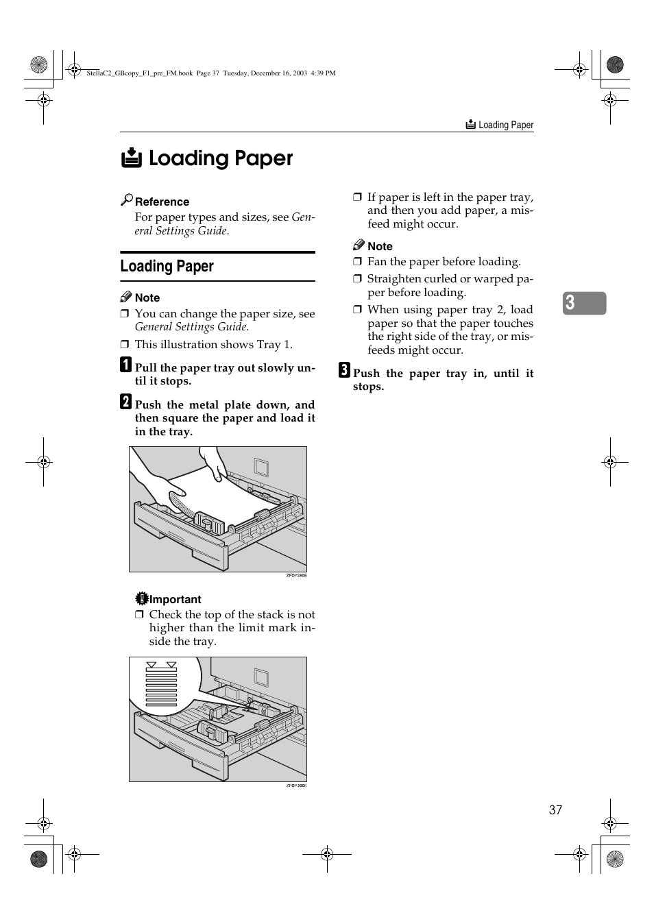 Loading paper | Dixon Aficio 1515 User Manual | Page 155 / 1171