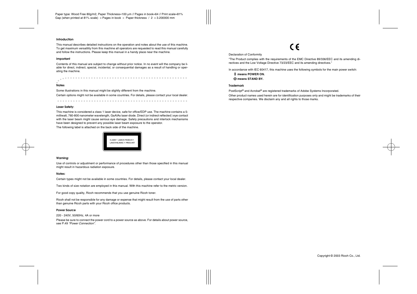 Dixon Aficio 1515 User Manual | Page 179 / 1171