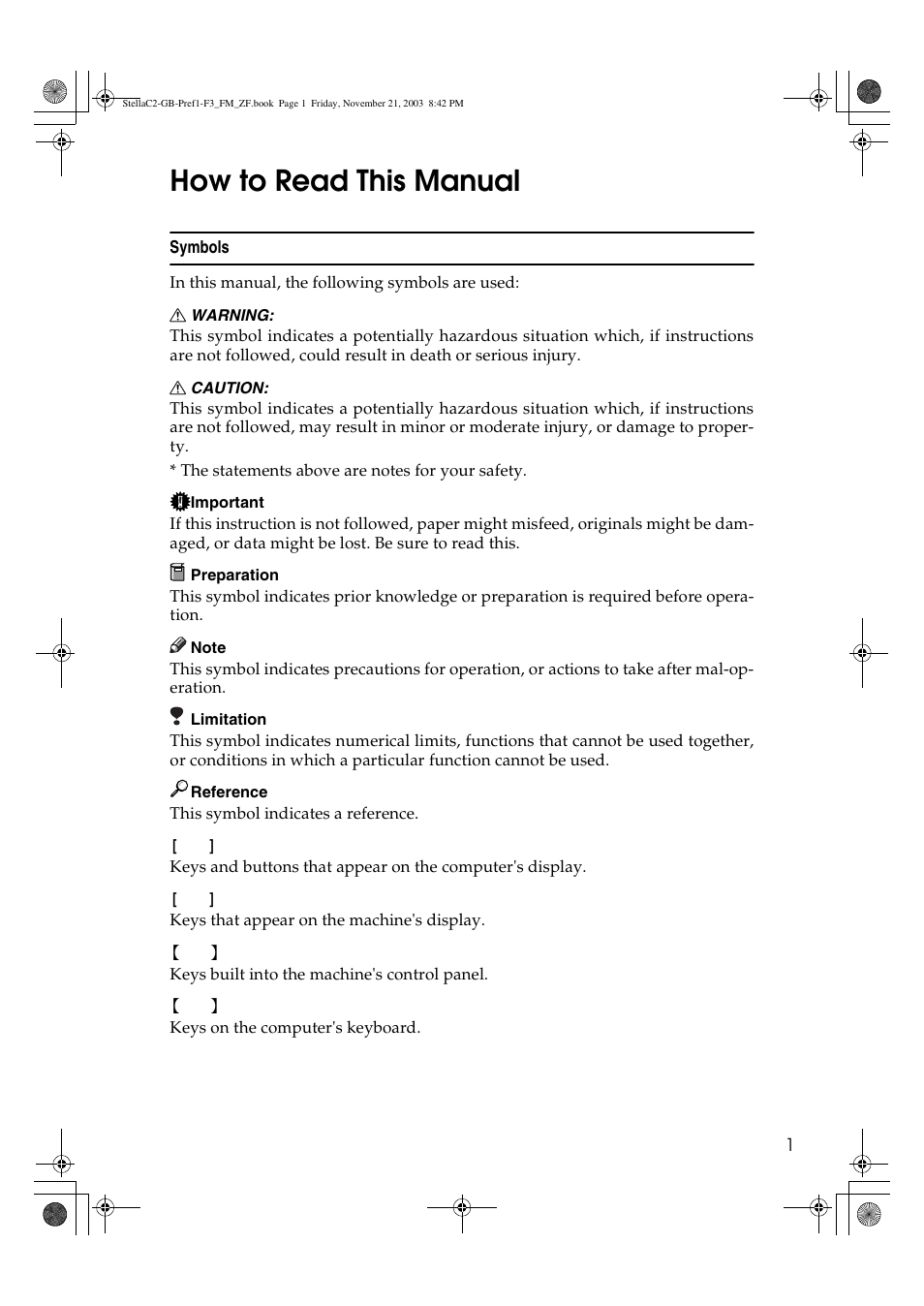 How to read this manual | Dixon Aficio 1515 User Manual | Page 187 / 1171