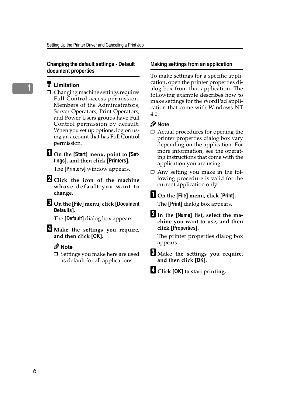 Making settings from an application | Dixon Aficio 1515 User Manual | Page 244 / 1171