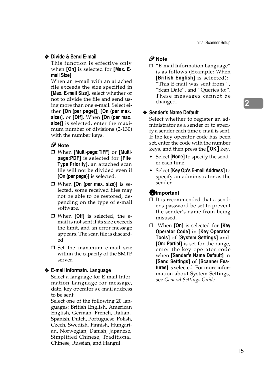 Dixon Aficio 1515 User Manual | Page 305 / 1171