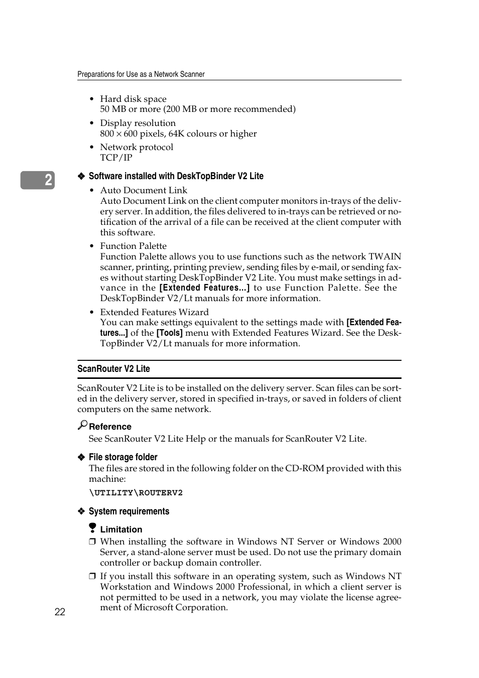 Scanrouter v2 lite | Dixon Aficio 1515 User Manual | Page 312 / 1171