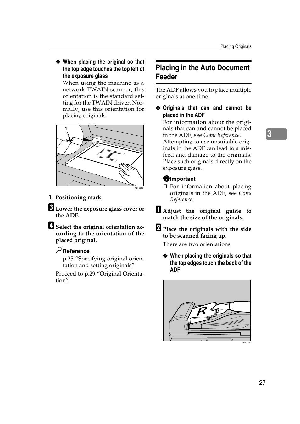 Placing in the auto document feeder | Dixon Aficio 1515 User Manual | Page 317 / 1171