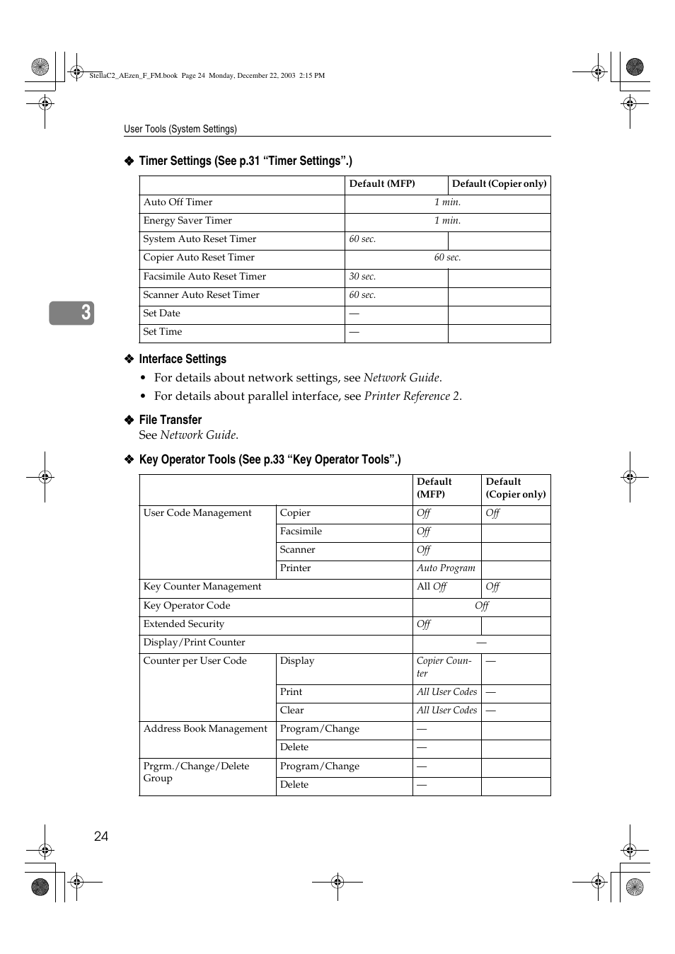 Dixon Aficio 1515 User Manual | Page 34 / 1171