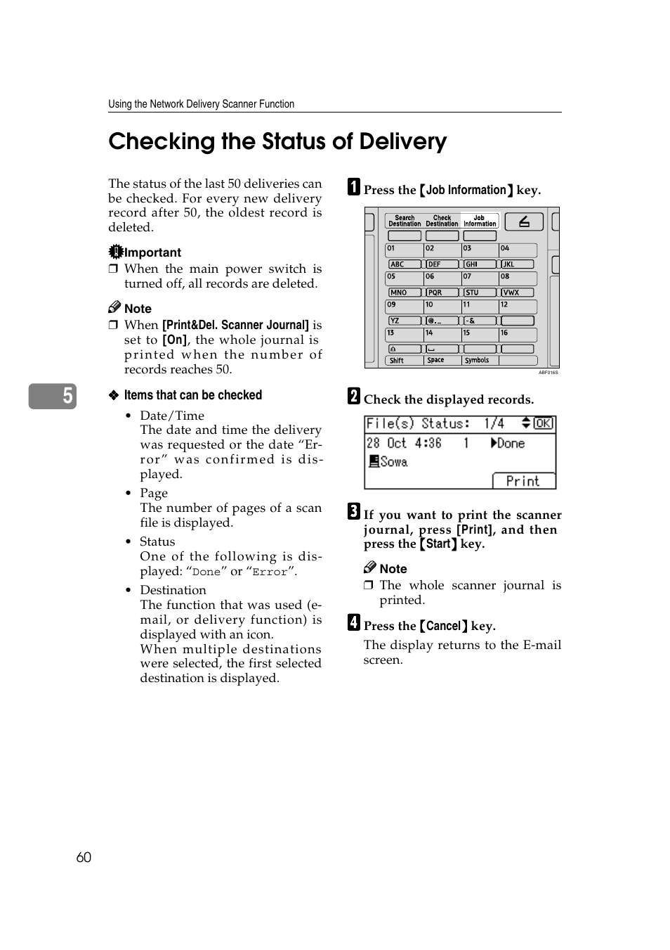 Checking the status of delivery, 5checking the status of delivery | Dixon Aficio 1515 User Manual | Page 350 / 1171