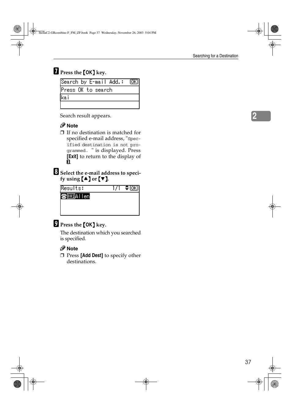 Dixon Aficio 1515 User Manual | Page 409 / 1171