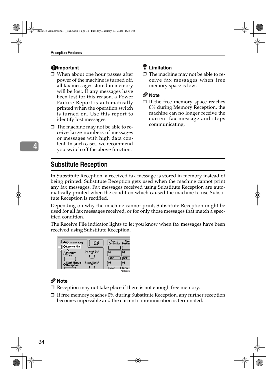 Substitute reception | Dixon Aficio 1515 User Manual | Page 488 / 1171