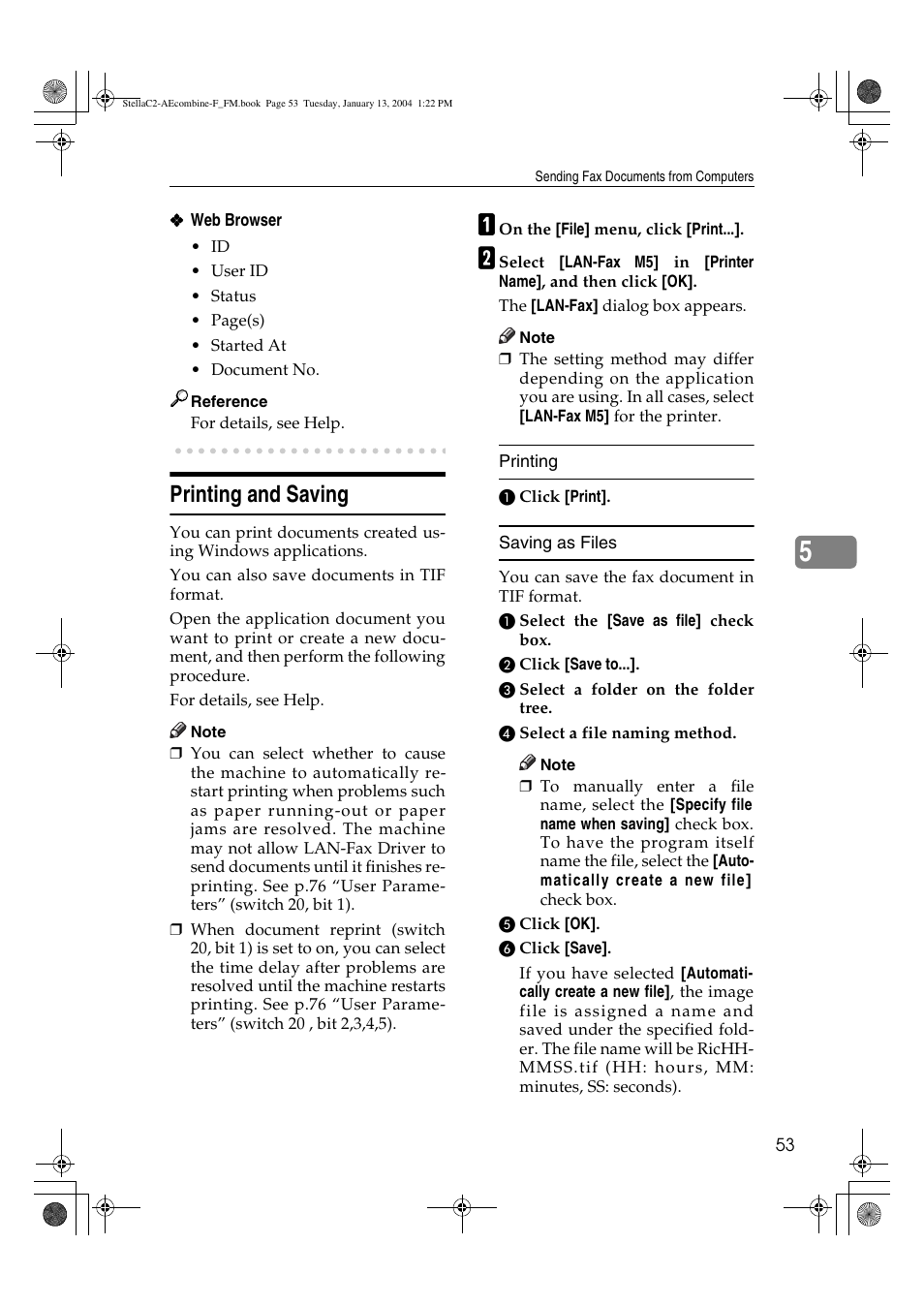 Printing and saving | Dixon Aficio 1515 User Manual | Page 507 / 1171