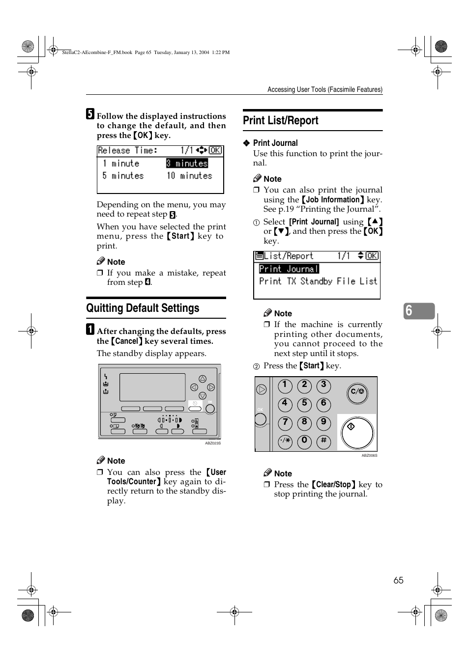 Quitting default settings, Print list/report | Dixon Aficio 1515 User Manual | Page 519 / 1171