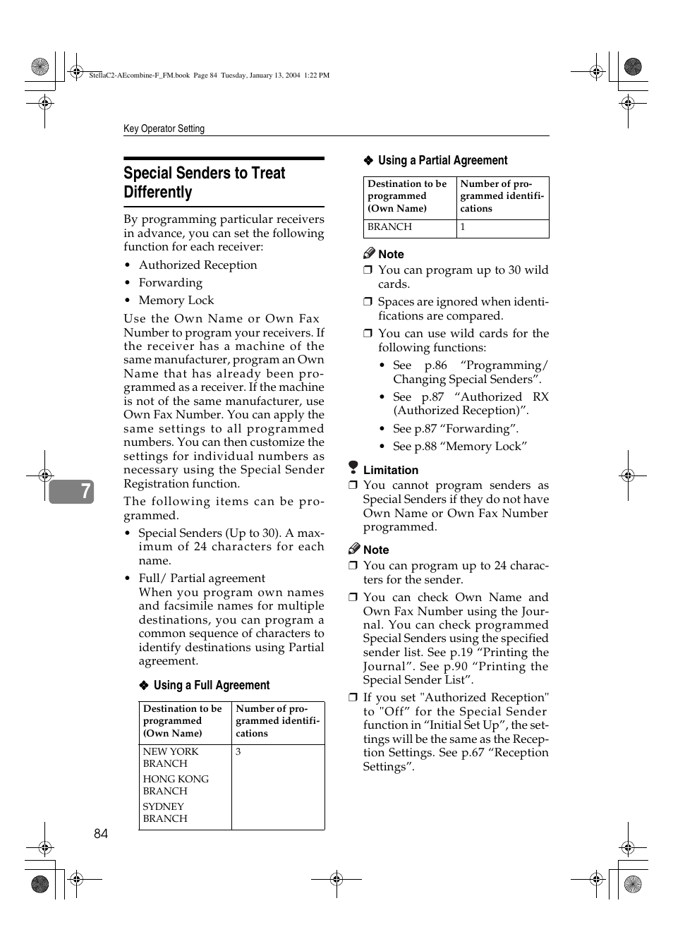 Special senders to treat differently | Dixon Aficio 1515 User Manual | Page 538 / 1171