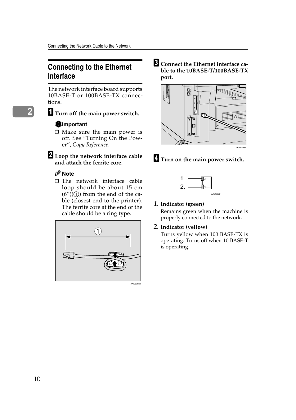 Connecting to the ethernet interface | Dixon Aficio 1515 User Manual | Page 580 / 1171