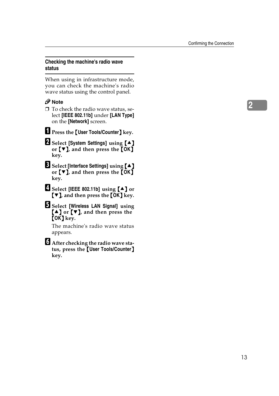 Checking the machine's radio wave status | Dixon Aficio 1515 User Manual | Page 583 / 1171