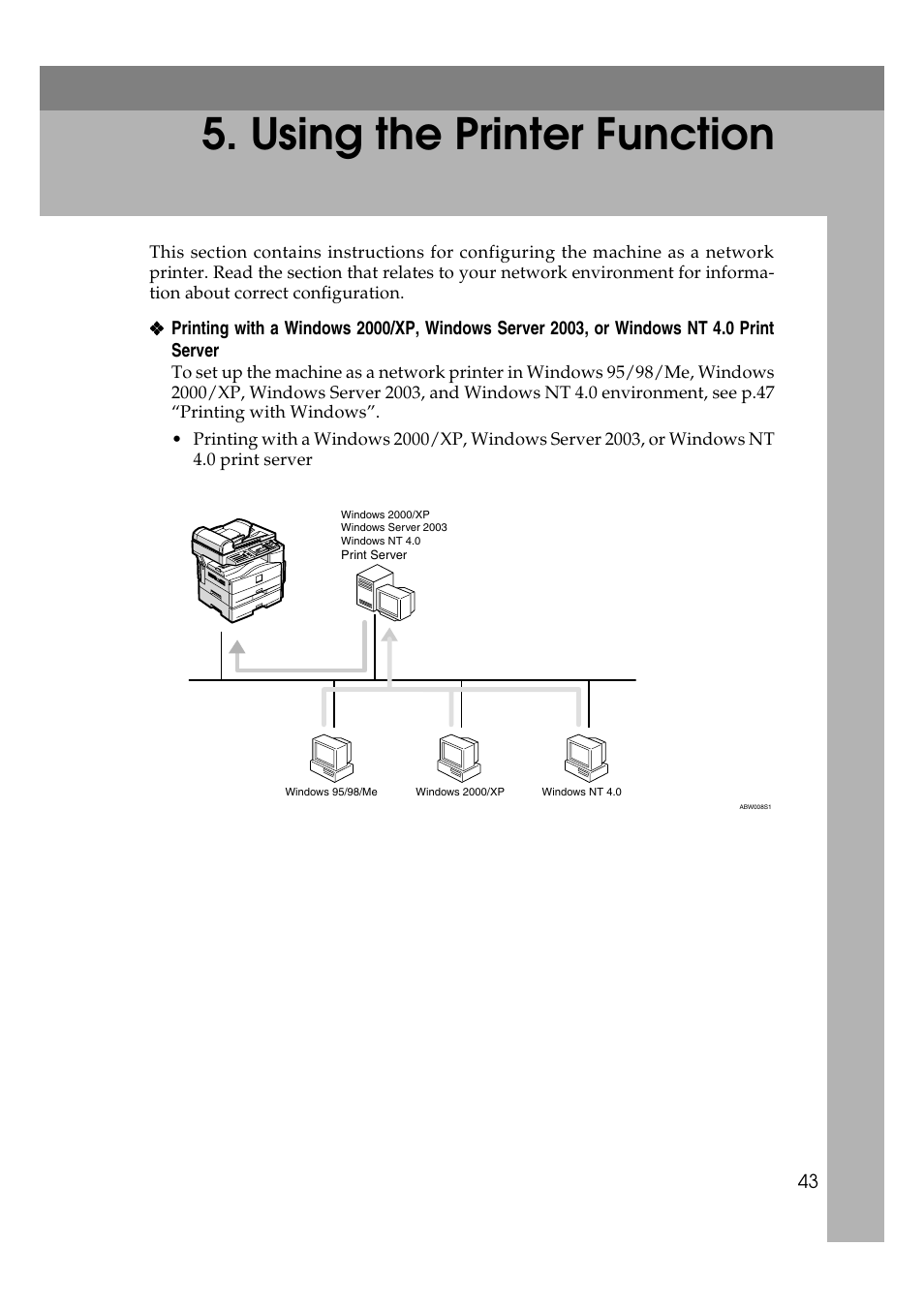  using the printer function, Using the printer function | Dixon Aficio 1515 User Manual | Page 613 / 1171