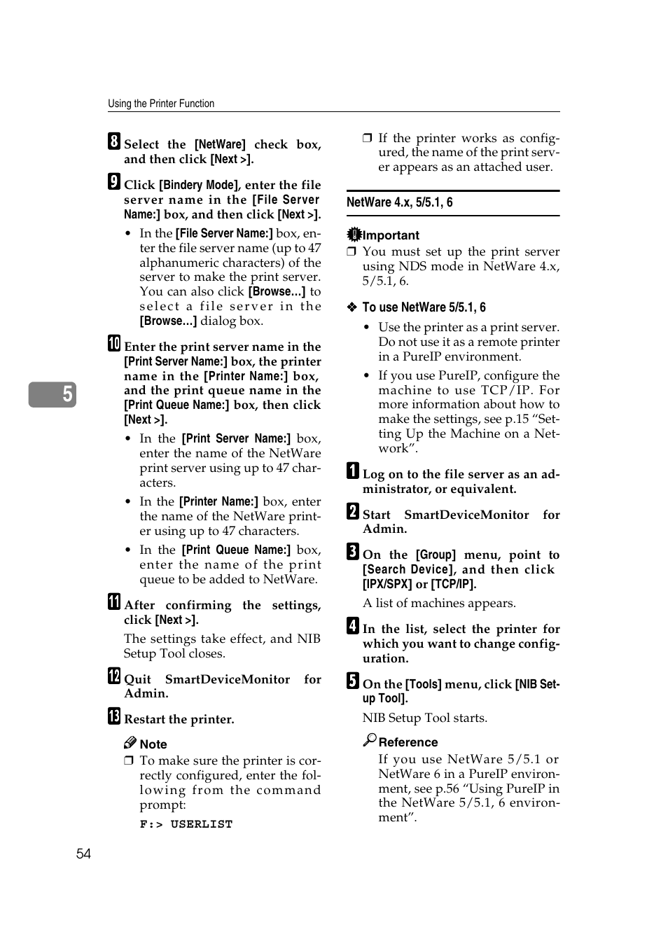 Netware 4.x, 5/5.1, 6 | Dixon Aficio 1515 User Manual | Page 624 / 1171