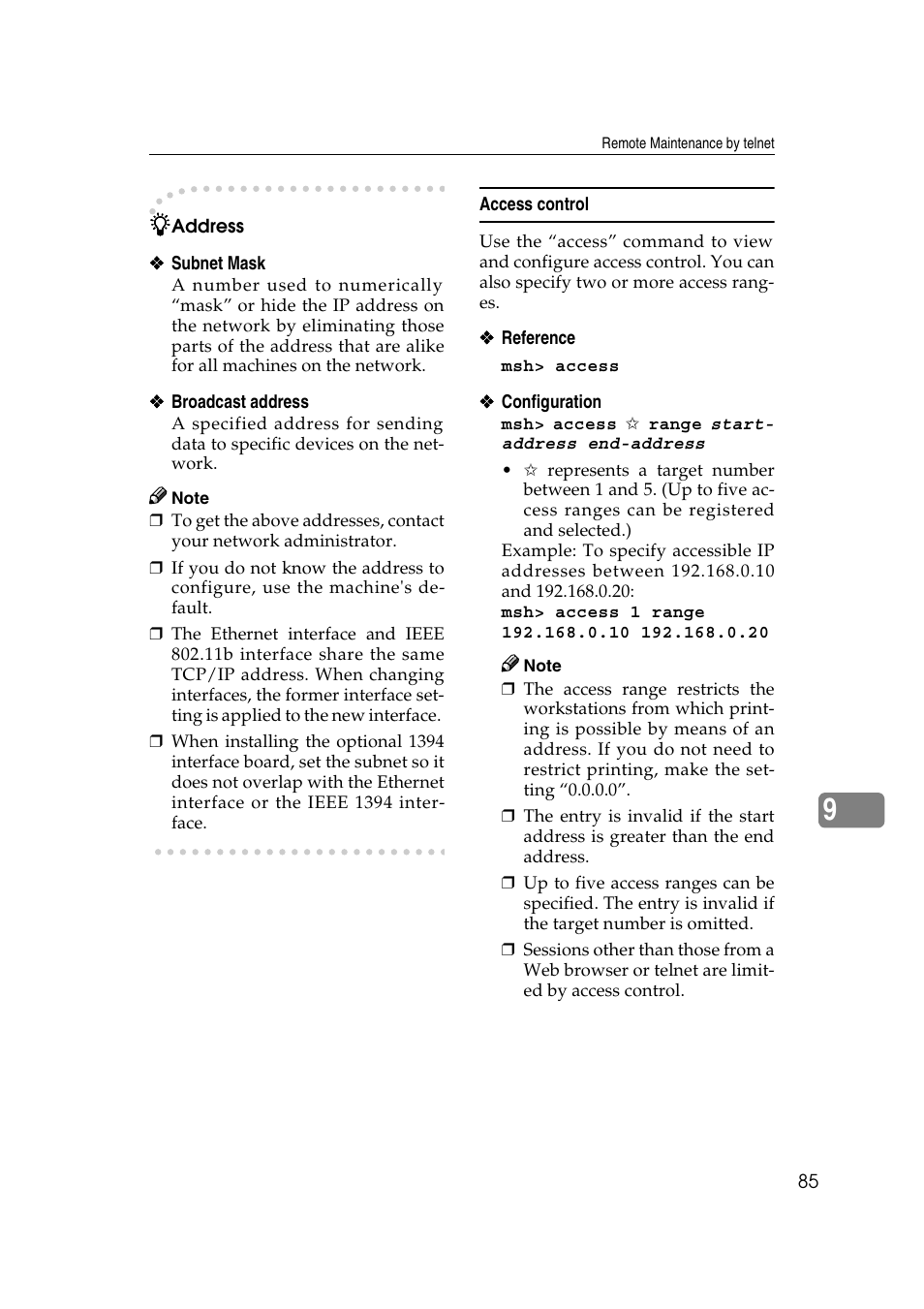 Access control | Dixon Aficio 1515 User Manual | Page 655 / 1171