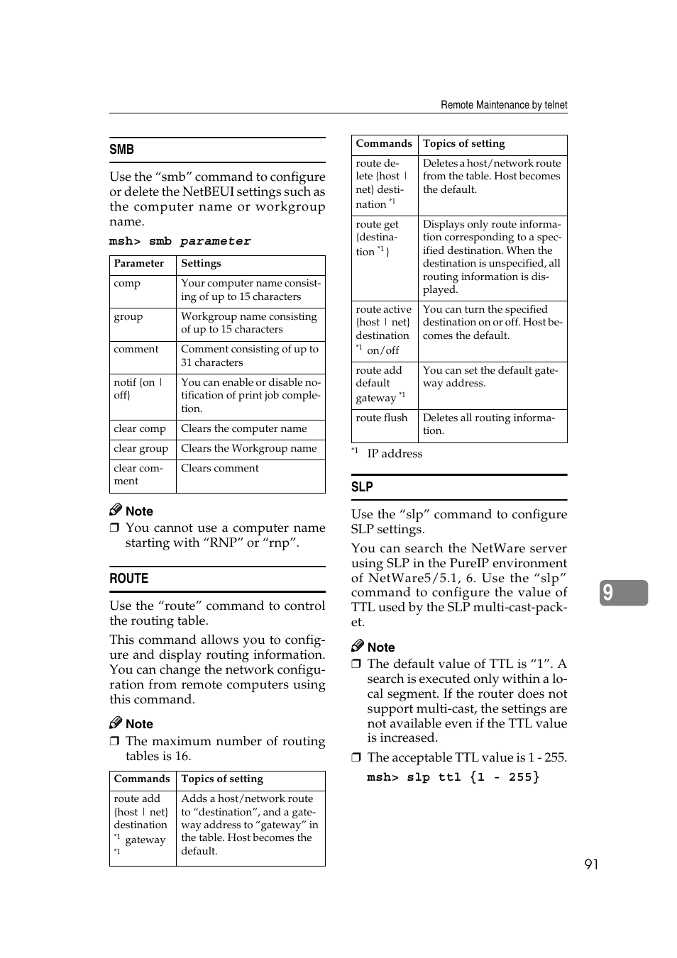 Route | Dixon Aficio 1515 User Manual | Page 661 / 1171