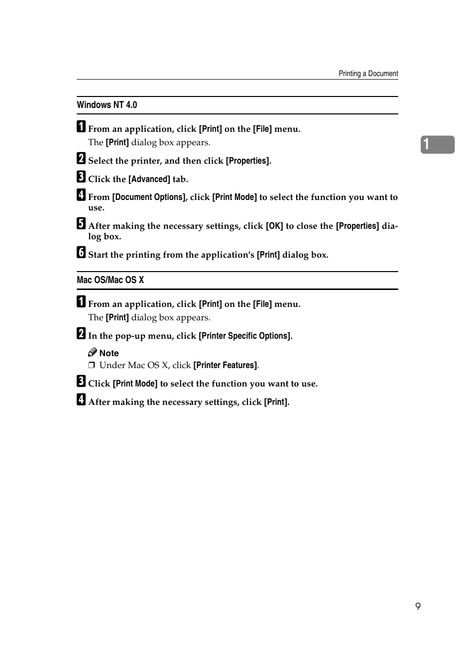 Windows nt 4.0, Mac os/mac os x | Dixon Aficio 1515 User Manual | Page 713 / 1171