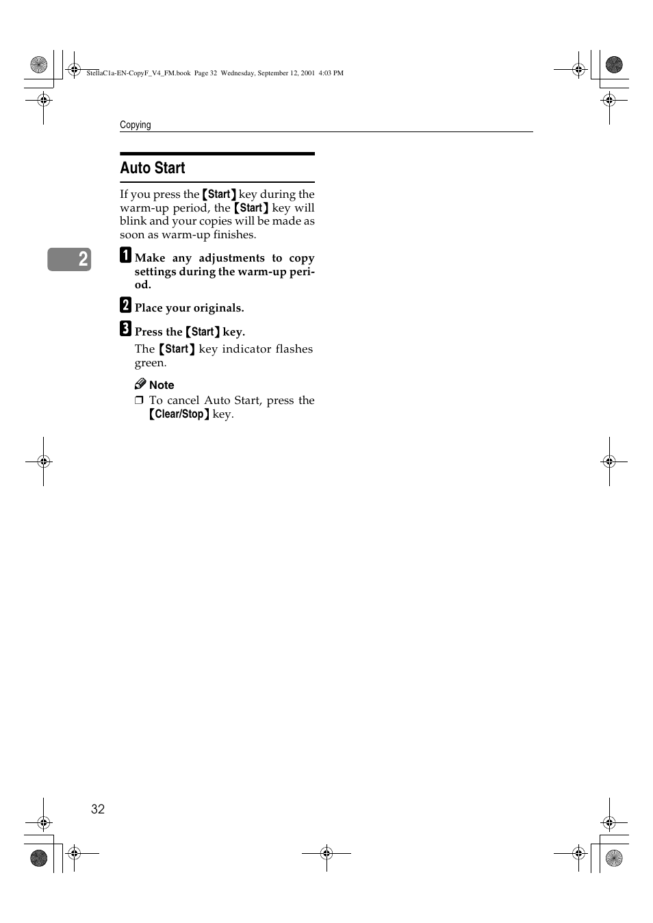 Auto start | Dixon Aficio 1515 User Manual | Page 768 / 1171