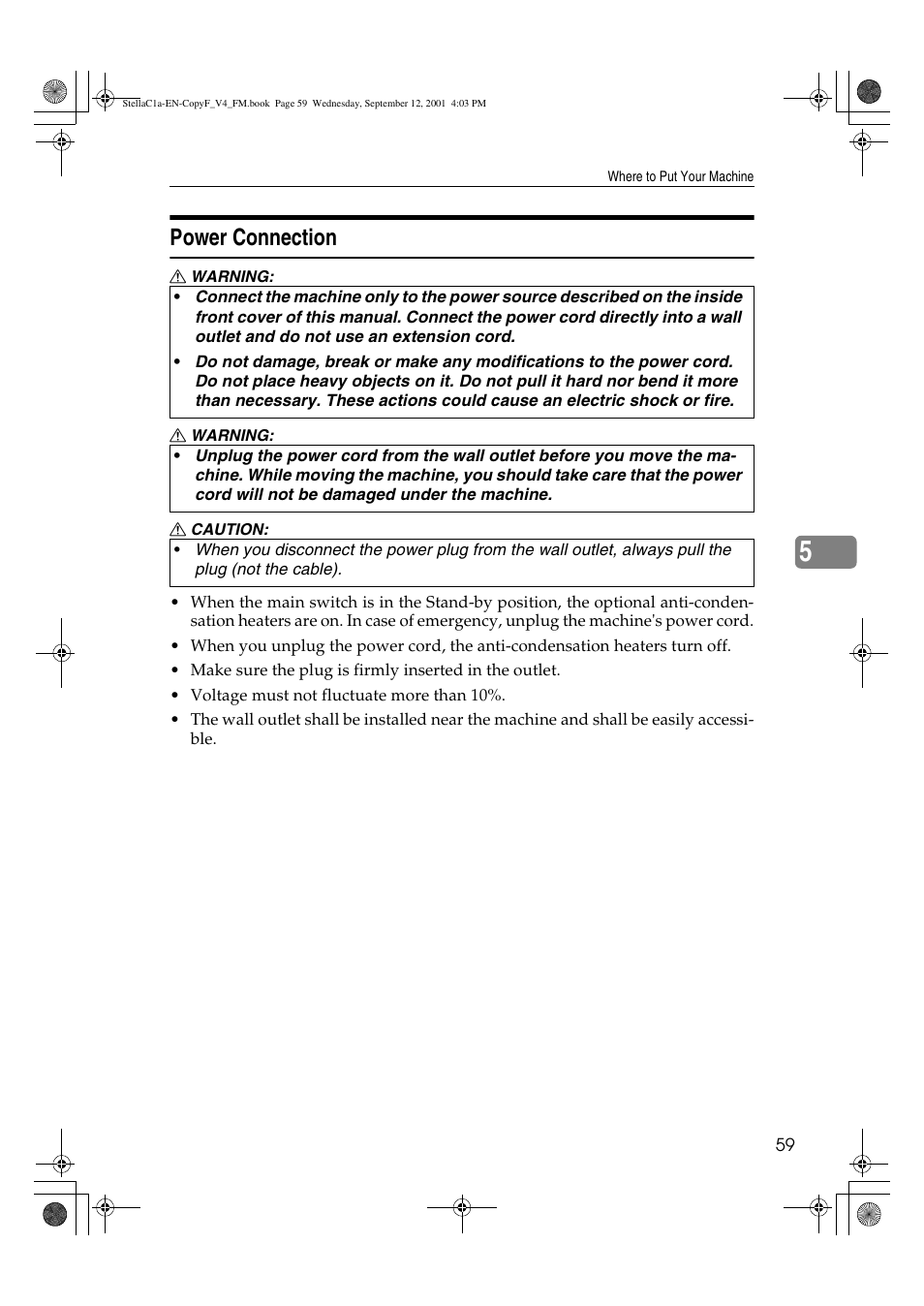 Power connection | Dixon Aficio 1515 User Manual | Page 795 / 1171