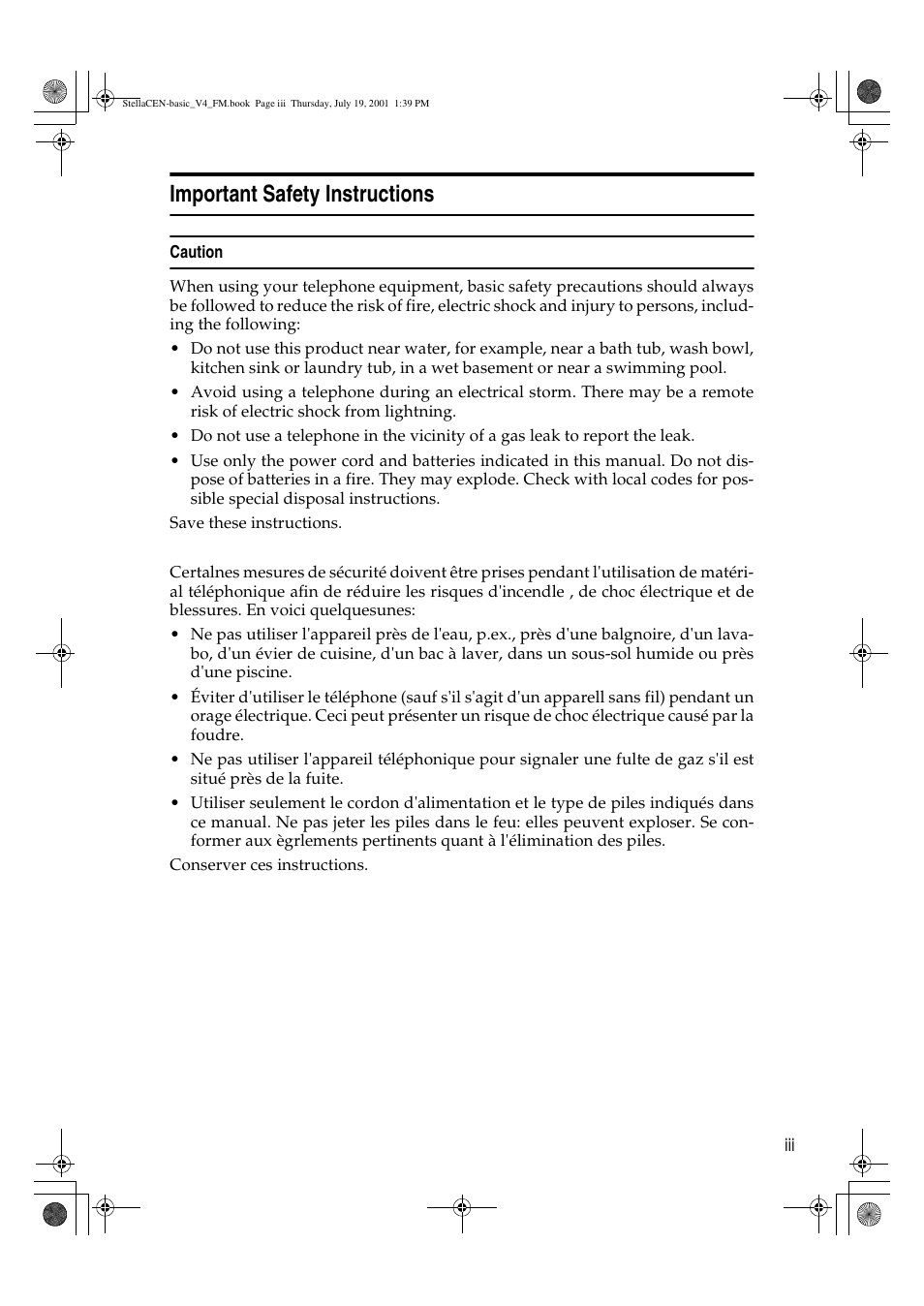 Important safety instructions | Dixon Aficio 1515 User Manual | Page 946 / 1171