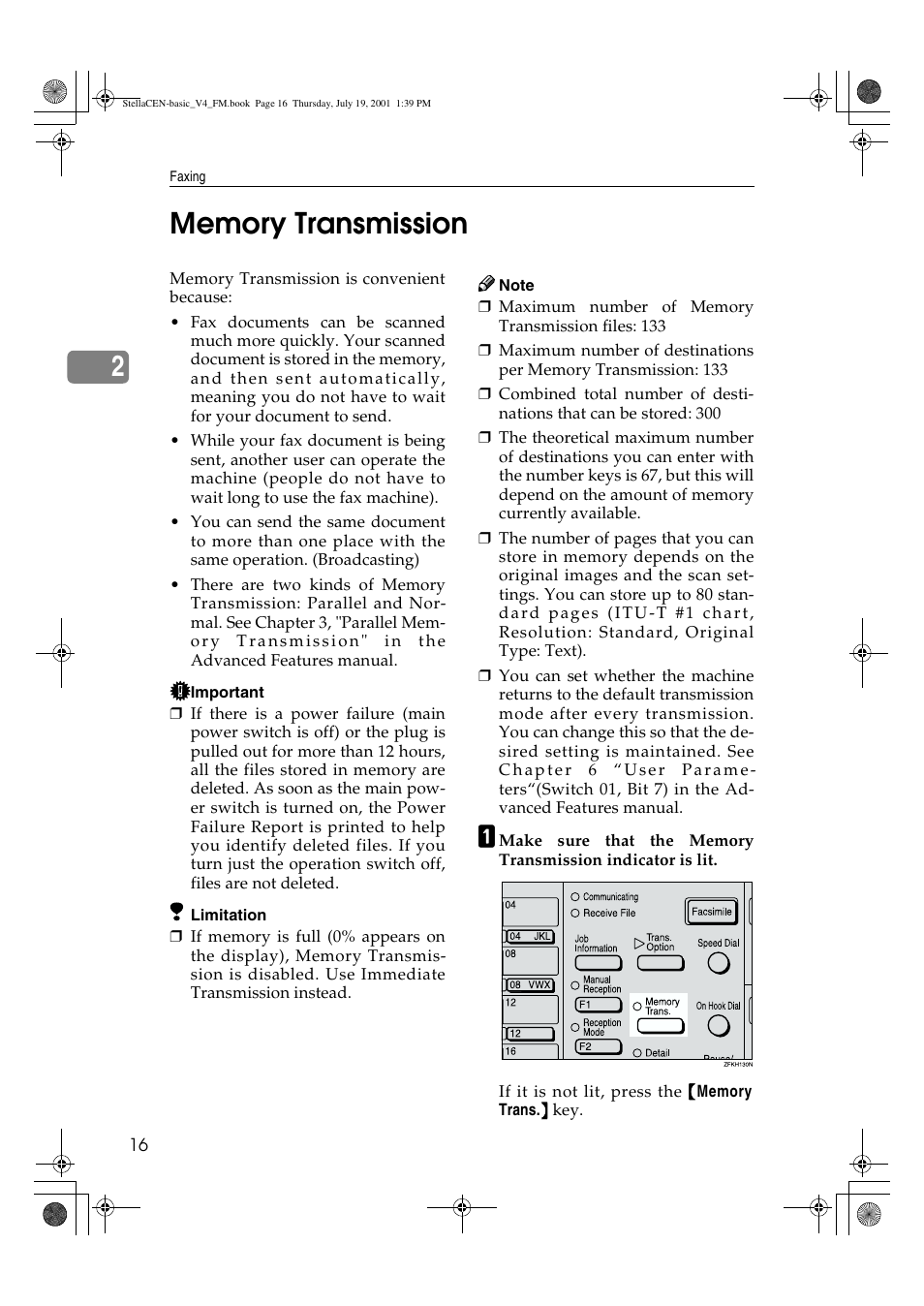 Memory transmission | Dixon Aficio 1515 User Manual | Page 967 / 1171