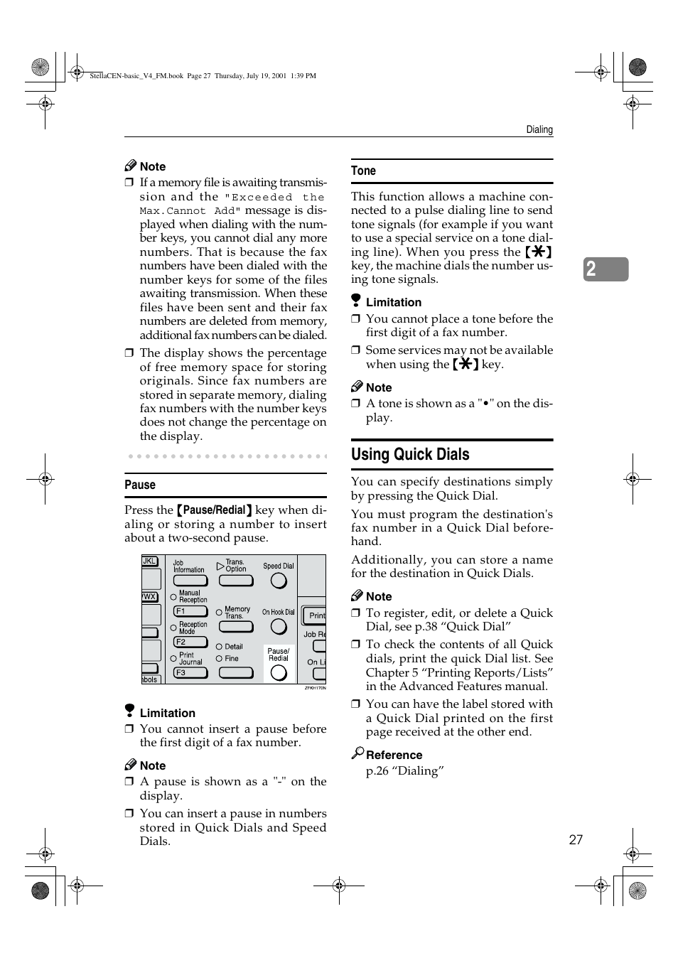 Using quick dials | Dixon Aficio 1515 User Manual | Page 978 / 1171